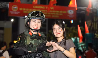 Khoảnh khắc đẹp buổi sơ duyệt diễu binh, diễu hành cấp Nhà nước chào mừng đại lễ 30/4 