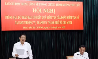 Trưởng ban Nội chính T.Ư: Xử lý nghiêm các trường hợp né tránh, đùn đẩy, không làm hết trách nhiệm