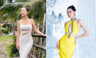 Jennifer Phạm diện váy xẻ chân ngực nóng bỏng, Lương Thuỳ Linh mặc váy cut-out táo bạo