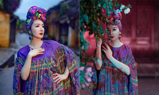 Hoa hậu Giáng My khoe nhan sắc không tuổi trong bộ ảnh tuyệt đẹp dưới cơn mưa Hội An