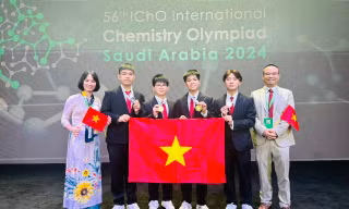 Đội tuyển Việt Nam thắng đậm với 3 Huy chương Vàng, 1 Huy chương Bạc Olympic Hóa học quốc tế 