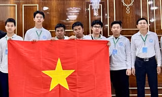 Đoàn học sinh Việt Nam xuất sắc đoạt Huy chương Vàng Olympic Giao lưu Toán học quốc tế