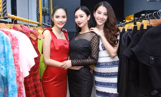 Hà Thu, Nam Em đọ dáng quyến rũ với váy bó sát