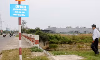 Cầu Đò Xu - nơi phát hiện thi thể