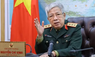 Thượng tướng Nguyễn Chí Vịnh, Thứ trưởng Bộ Quốc phòng. Ảnh: Mạnh Thắng 