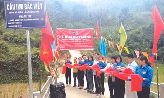 Khánh thành cầu IVB Bắc Việt - Công trình kỷ niệm 90 năm thành lập Đoàn