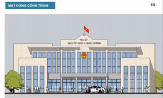 Mẫu trụ sở UBND do đơn vị tư vấn cung cấp. Ảnh: HRAP
