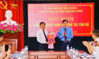 Lai Châu bổ nhiệm Giám đốc Ban Quản lý Dự án Đầu tư xây dựng các công trình Giao thông