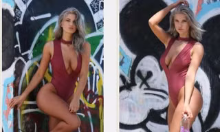 Ngôi sao phim 18+ Samantha Saint bốc lửa với bikini