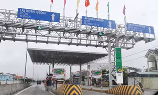Trạm thu phí tự động Hoà Phước sắp đưa vào hoạt động.