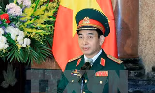 Tổng Tham mưu trưởng, Thứ trưởng Bộ Quốc phòng, Thượng tướng Phan Văn Giang, (Ảnh: Nhan Sáng/TTXVN)