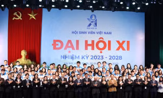 Toàn cảnh Đại hội đại biểu toàn quốc Hội Sinh viên Việt Nam lần thứ XI