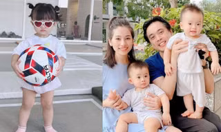 Khoe ảnh Winnie cực ngầu, Đông Nhi "tố" con trai Sara Lưu thờ ơ với công chúa nhà mình