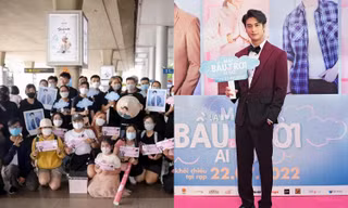 Nam thần phim "Ngôi Đền Kỳ Quái" đến Việt Nam, được fan chào đón nồng nhiệt từ sân bay
