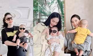 Quý tử nhà Bảo Thy: Mới 7 tháng đã được mẹ cho đi du lịch ở hàng loạt địa điểm sang xịn