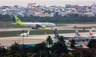 Một góc sân bay Đà Nẵng - Ảnh: VOV 