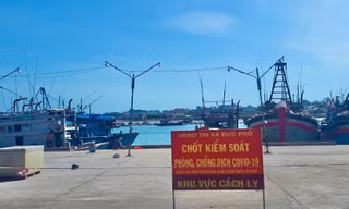 328 ngư dân trên 73 tàu cá trở về neo đậu trong và ngoài cảng Sa Huỳnh (thị xã Đức Phổ) không đồng ý đi cách ly tập trung theo quy định, cố thủ đòi tự cách ly ngay trên tàu.