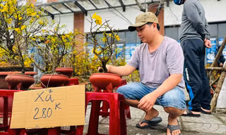 Chợ hoa Tết ế ẩm chưa từng có, tiểu thương treo biển 'xả hàng' nhưng vẫn không có người mua