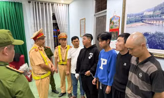Quảng Ngãi bắt nhóm nghi can gây án ở Lâm Đồng trên đường bỏ trốn