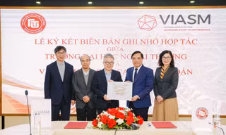Trường Đại học Ngoại thương ký kết biên bản ghi nhớ hợp tác với Viện Nghiên cứu cao cấp về Toán 
