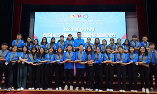 Dấu ấn chiến dịch Mùa hè xanh 2023 của sinh viên Học viện Tòa án