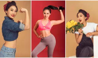 Nữ huấn luyện viên xinh đẹp gợi ý sống khỏe qua mùa dịch