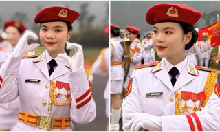 Bông hồng biên cương Hiền Ngân và niềm kiêu hãnh sải bước trong ngày hội non sông