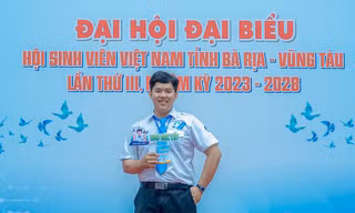 Phó chủ tịch Hội Sinh viên Trường BCTECH được tuyên dương 'Thanh niên tiên tiến làm theo lời Bác'