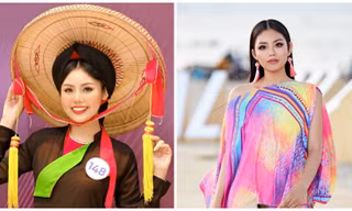 Cựu sinh viên trường Đại học Thủy lợi duyên dáng tại cuộc thi Hoa hậu hoàn vũ Việt Nam 2022
