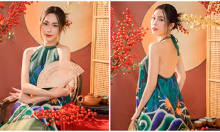 Yếm sen đẹp thanh thoát trong những ngày đầu Xuân