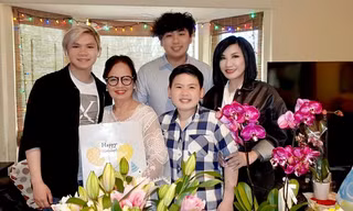 Trizzie Phương Trinh cùng các con tổ chức sinh nhật cho mẹ Bằng Kiều