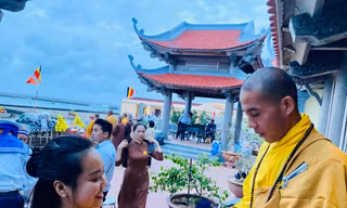 Hình ảnh 3 ngôi chùa vừa khánh thành việc tôn tạo, khôi phục ở Trường Sa
