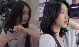 Quỳnh Kool tự cắt phăng mái tóc dài cho vai diễn mới