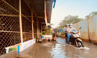 TPHCM sắp đón đỉnh triều cường, những tuyến đường nguy cơ ngập
