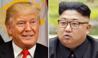 Tổng thống Mỹ Donald Trump và nhà lãnh đạo Triều Tiên Kim Jong-un. Ảnh: Kevin Lamarque.