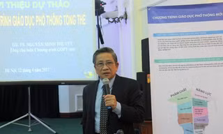 GS Nguyễn Minh Thuyết - Tổng Chủ biên Chương trình giáo dục phổ thông mới.