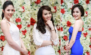 Ngọc Hân, Thụy Vân, Hoàng Anh rạng rỡ khoe sắc ở sự kiện.