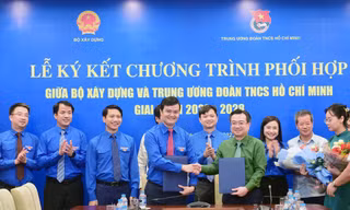 Trung ương Đoàn và Bộ Xây dựng triển khai 'Nhà vệ sinh cho em', nhà ở cho thanh niên công nhân