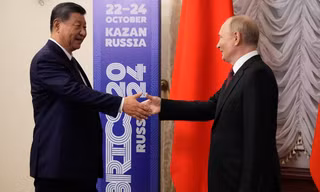 Chủ tịch Trung Quốc Tập Cận Bình gặp Tổng thống Nga Vladimir Putin