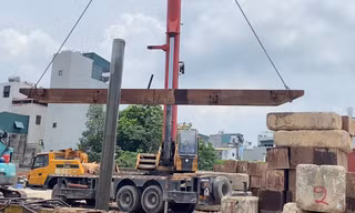 Chạy đua tiến độ trên công trường dự án cao tốc kết hợp đường sắt đô thị V+