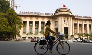 Theo NHNN, việc xếp hạng các tổ chức tín dụng và chi nhánh ngân hàng nước ngoài nhằm phục vụ an ninh tiền tệ. Ảnh: Hồng Vĩnh.