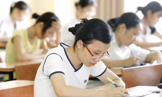 Thi THPT QG 2016 tại Hà Nội. Ảnh: Hồng Vĩnh.