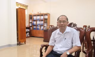 Ông Võ Tá Đinh, Giám đốc Sở Tài nguyên Môi trường Hà Tĩnh.