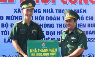TT-Huế: Khởi công nhà '100 đồng' đầu tiên tặng cán bộ, chiến sĩ trẻ