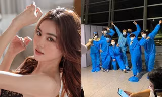 Lan Ngọc diện trang phục như đồ ngủ ra sân bay, hóa ra là có lý do phía sau cả đấy