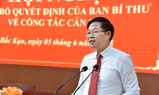 Công bố quyết định của Ban Bí thư về công tác cán bộ tại Bắc Kạn