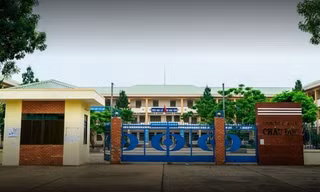 Trường THCS Châu Đức, tỉnh Bà Rịa-Vũng Tàu - nơi xảy ra sự việc.