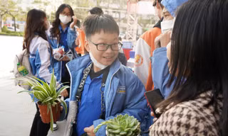 Giới trẻ Hải Phòng hào hứng đổi sách cũ lấy cây 