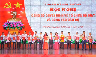 Thành phố Hải Phòng: Bổ nhiệm các vị trí cán bộ chủ chốt sau hợp nhất