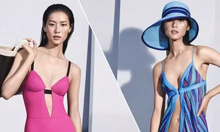 Nàng mẫu gốc Hoa cuốn hút với áo tắm sành điệu